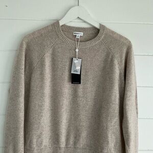 Minnie Rose Tan Cashmere Sweater…
